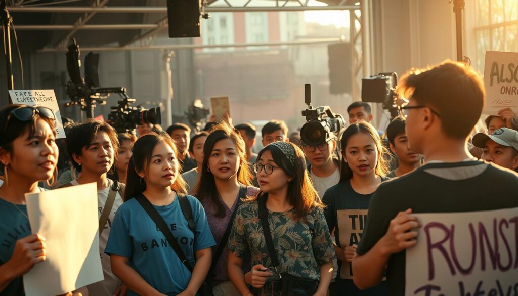 gerakan lingkungan dalam industri hiburan